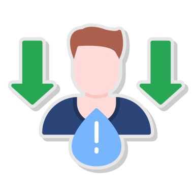 Bir damla suyu olan bir iş adamı