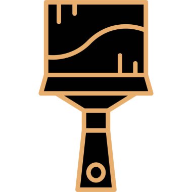 Bir şarap kadehi simgesinin vektör çizimi