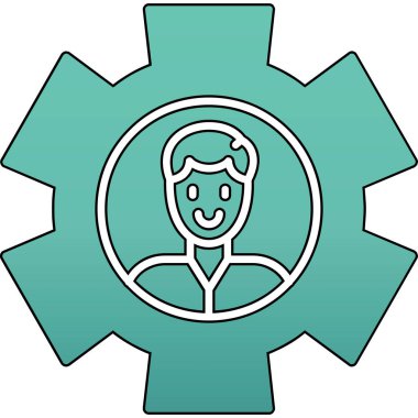 Vitesli bir kadının vektör çizimi