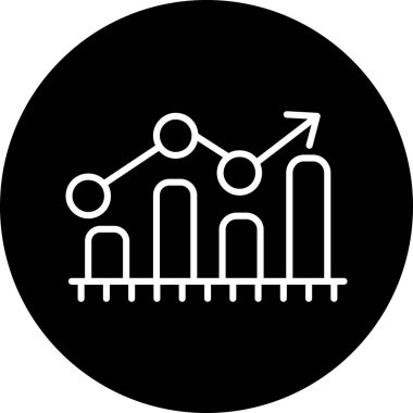 grafik ikonu vektör illüstrasyonu