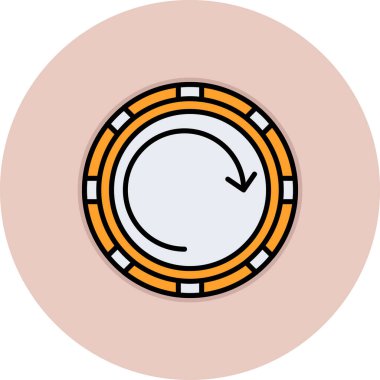 Modern simgenin vektör illüstrasyonu