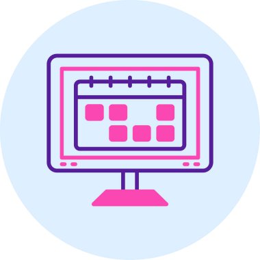 Web tasarım simgesi, basit vektör illüstrasyonu