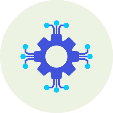 Vektör simgesi bir dişli