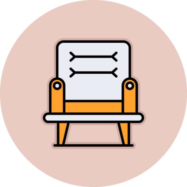 sandalye simgesi çizimi