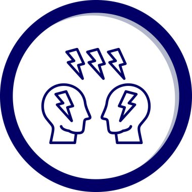 vector illustration of a lightning