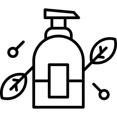 Sabun şişe simgesi, anahat stili