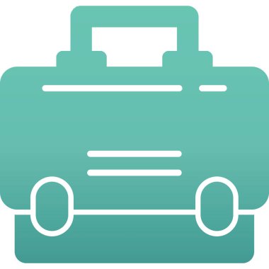 araba simgesi vektör illüstrasyonu