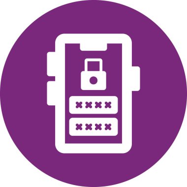 Cep telefonu simgesi, vektör illüstrasyonu