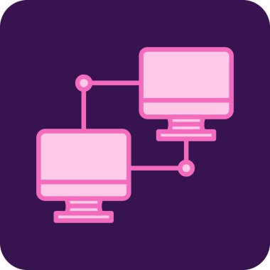 şebeke. Web simgesi basit illüstrasyon