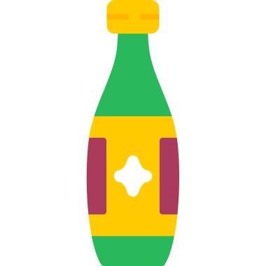 şişe simgesi vektör illüstrasyonu