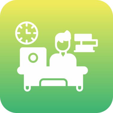 Hastane Simgesi Vektör İllüstrasyonu