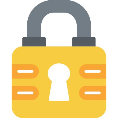 asma kilit beyaz arkaplanda izole edildi