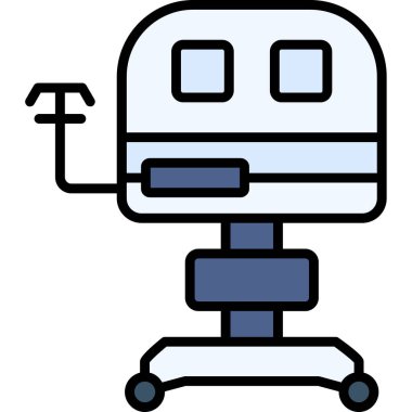 Robot simgesi, vektör çizimi