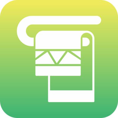 Modern ve temiz bir simgenin vektör çizimi