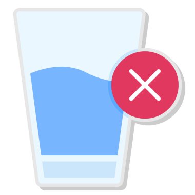 yassı su simgesini düz biçimde iç