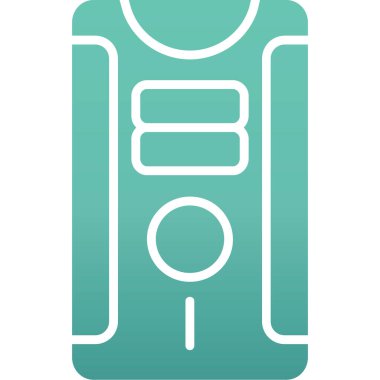 Bir kadın simgesinin vektör illüstrasyonu