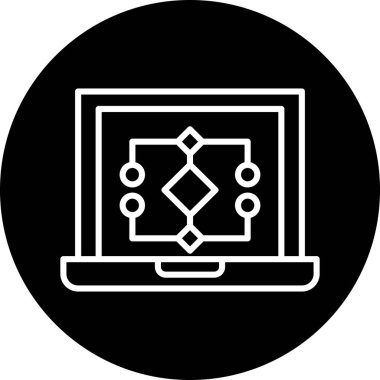 Ağ simgesi. vektör illüstrasyonu