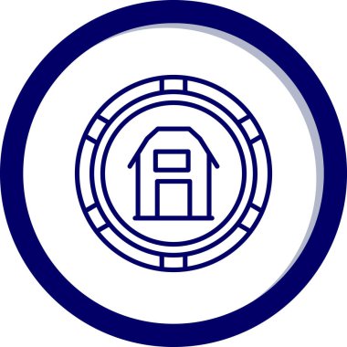 ev simgesi vektör illüstrasyonu