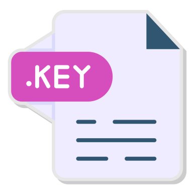 dosya biçimi simgesi, vektör illüstrasyonu