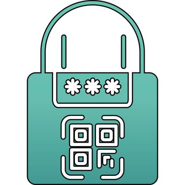 Güvenli kilit güvenli simge vektör çizimi tasarımı