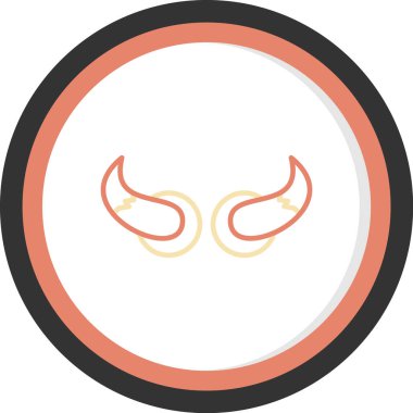 Bir Cadılar Bayramı simgesinin vektör illüstrasyonu