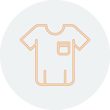 T-shirt, vektör simgesi
