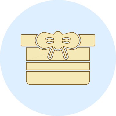 kutu simgesi, vektör illüstrasyonu