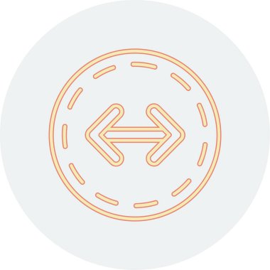 Bir bisiklet simgesinin vektör çizimi