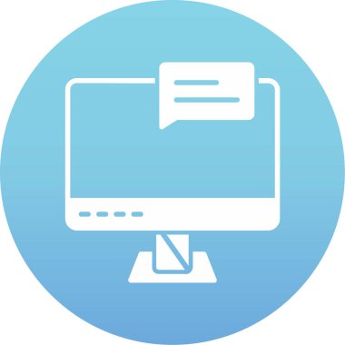 bilgisayar simgesi vektör illüstrasyonu