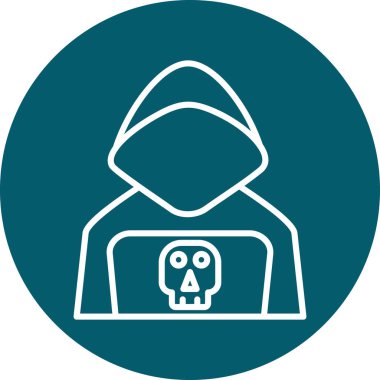 Kurukafa simgesi vektör illüstrasyonu