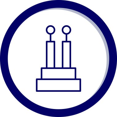 Modern simgenin vektör illüstrasyonu