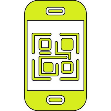 akıllı telefon simgesi vektör illüstrasyonu