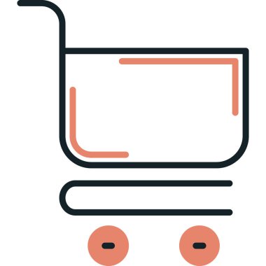 Tramvay arabası ikon vektör illüstrasyonu