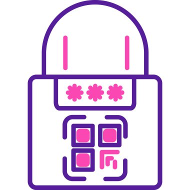 Modern b 'nin vektör illüstrasyonu eksik simgesi