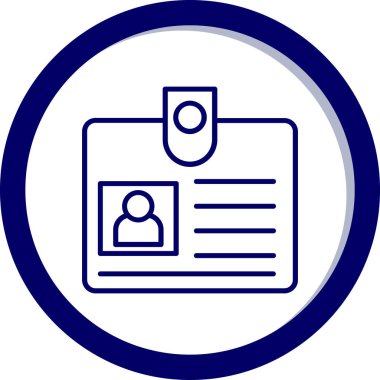 Pano simgesi olan bir adamın vektör çizimi