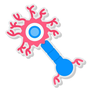 Beyin virüsü izometrik ikon vektör çizimi