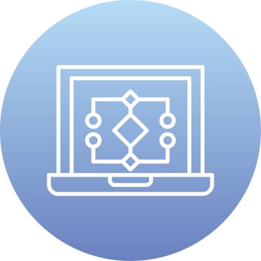 bilgisayar simgesi vektör illüstrasyonu