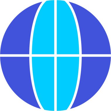 Küresel simge vektör illüstrasyonu