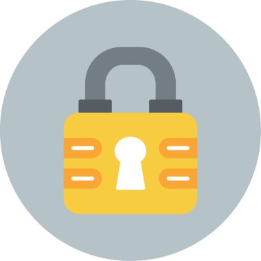 ikon vektör illüstrasyonunu kilitle