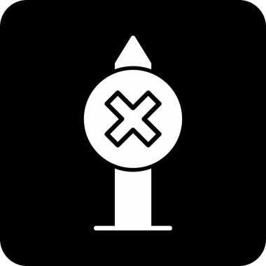 Modern bir simgenin vektör illüstrasyonu