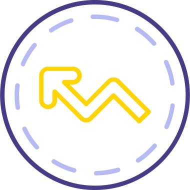 Dolar işareti olan bir madeni paranın vektör çizimi