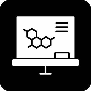 Kimyasal laboratuvar deneyi, illüstrasyon, vektör, beyaz arka planda.