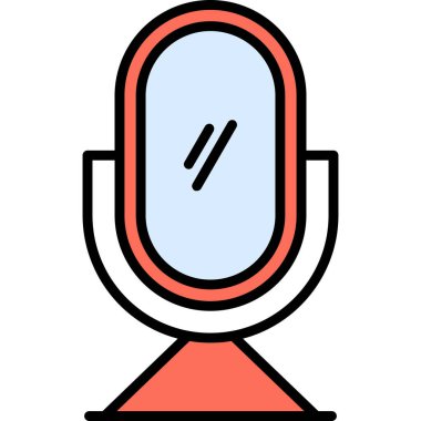 Mikrofon simgesi, anahat stili