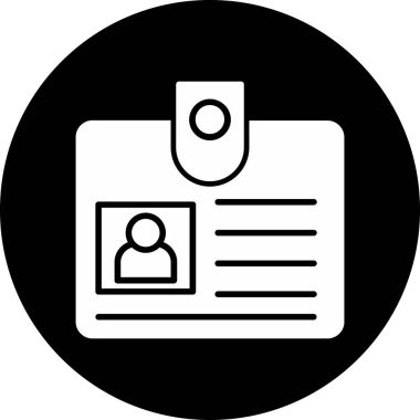 Elinde pano olan bir adamın vektör çizimi