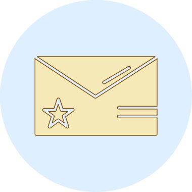 zarf posta simgesi, çizgi film biçimi