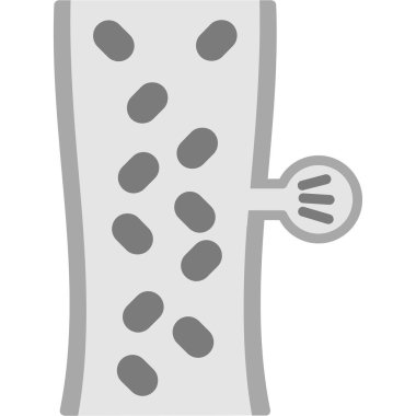 Yemek ikonu. vektör illüstrasyonu