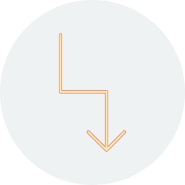 ok simgesinin vektör illüstrasyonu