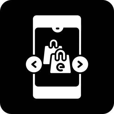 Mobil kutsal kişilerin resmi, vektör çizim