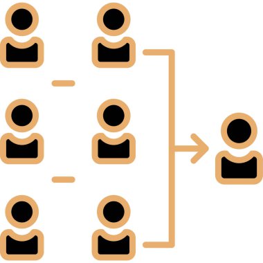 İş adamı ikonu. vektör illüstrasyonu