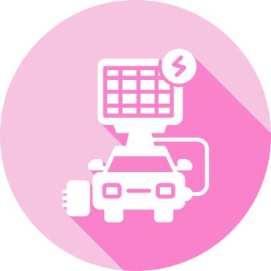 araba simgesi vektör illüstrasyonu